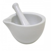 Mažiar keramický biely 13x14,5x8,5 cm