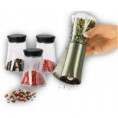 Mlynček na korenie + 4 koreničky (elektrický)